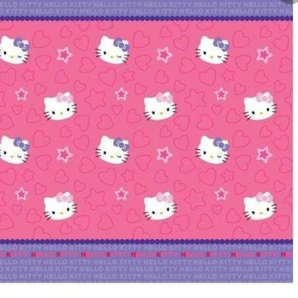 HELLO KITTY FABRIC SHOWER CURTAIN